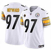 Men & Women & Youth Pittsburgh Steelers #97 Cameron Heyward White F.U.S.E. With Walter Payton Patch Vapor Limited Stitched Jersey,baseball caps,new era cap wholesale,wholesale hats